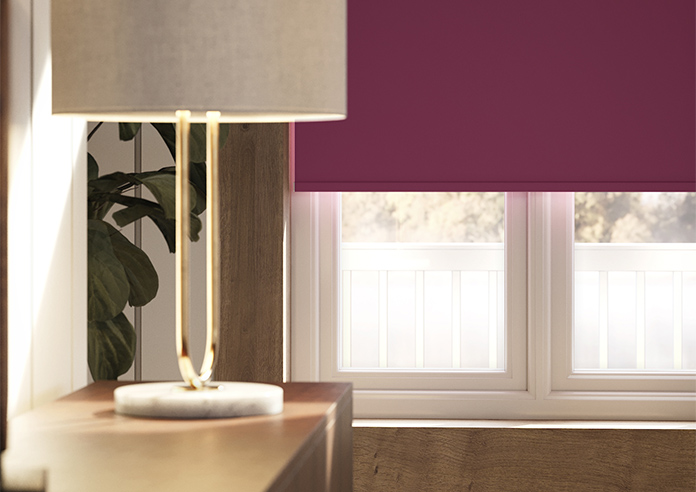 Trinity (Blackout), Mystic Magenta - Roller Blind - Image 5